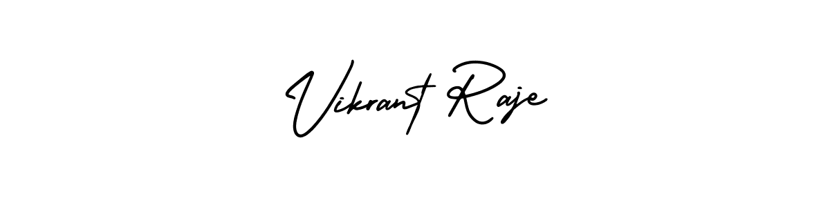 This is the best signature style for the Vikrant Raje name. Also you like these signature font (AmerikaSignatureDemo-Regular). Mix name signature. Vikrant Raje signature style 3 images and pictures png