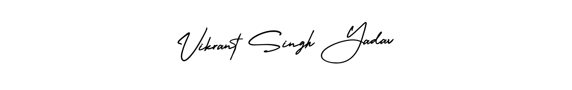 Make a beautiful signature design for name Vikrant Singh Yadav. With this signature (AmerikaSignatureDemo-Regular) style, you can create a handwritten signature for free. Vikrant Singh Yadav signature style 3 images and pictures png