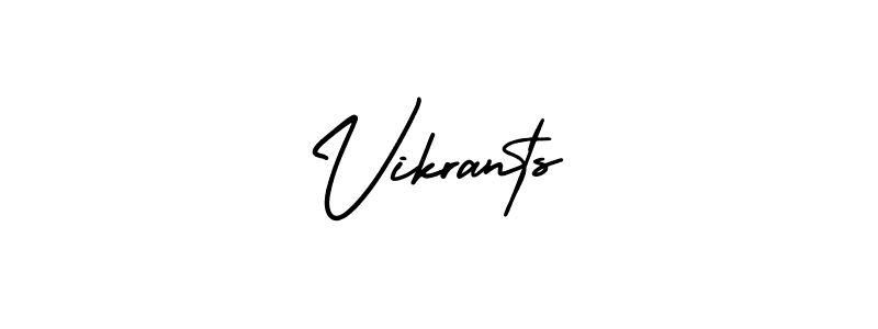 You should practise on your own different ways (AmerikaSignatureDemo-Regular) to write your name (Vikrants) in signature. don't let someone else do it for you. Vikrants signature style 3 images and pictures png