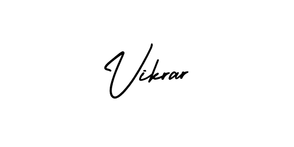 Make a short Vikrar signature style. Manage your documents anywhere anytime using AmerikaSignatureDemo-Regular. Create and add eSignatures, submit forms, share and send files easily. Vikrar signature style 3 images and pictures png