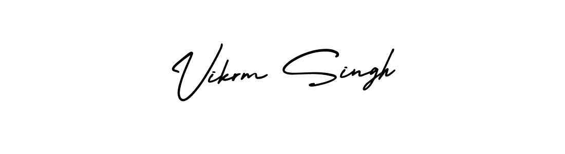 Make a beautiful signature design for name Vikrm Singh. Use this online signature maker to create a handwritten signature for free. Vikrm Singh signature style 3 images and pictures png