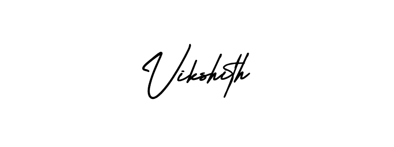 Best and Professional Signature Style for Vikshith. AmerikaSignatureDemo-Regular Best Signature Style Collection. Vikshith signature style 3 images and pictures png