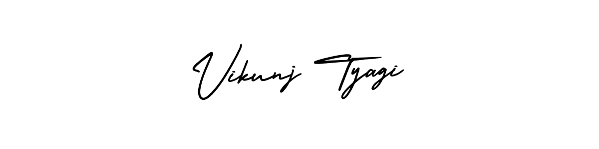 Similarly AmerikaSignatureDemo-Regular is the best handwritten signature design. Signature creator online .You can use it as an online autograph creator for name Vikunj Tyagi. Vikunj Tyagi signature style 3 images and pictures png