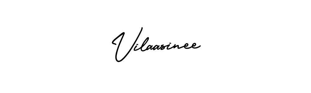 Create a beautiful signature design for name Vilaasinee. With this signature (AmerikaSignatureDemo-Regular) fonts, you can make a handwritten signature for free. Vilaasinee signature style 3 images and pictures png