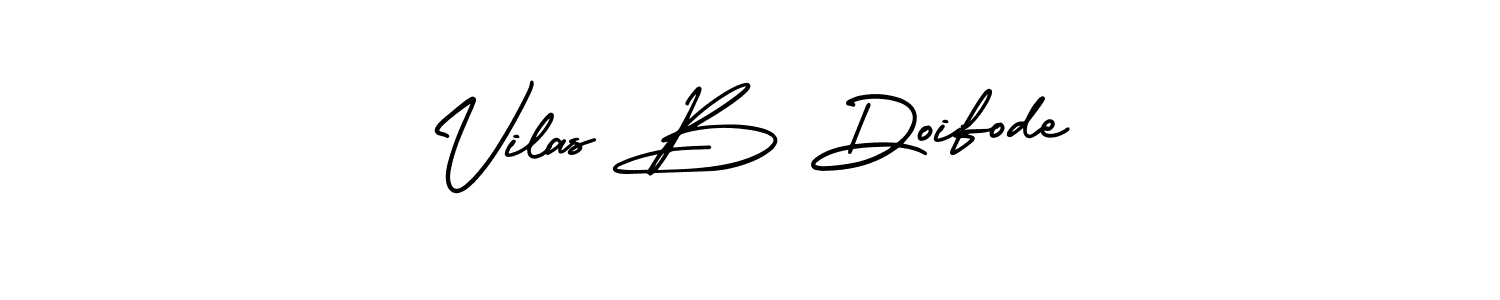 if you are searching for the best signature style for your name Vilas B Doifode. so please give up your signature search. here we have designed multiple signature styles  using AmerikaSignatureDemo-Regular. Vilas B Doifode signature style 3 images and pictures png
