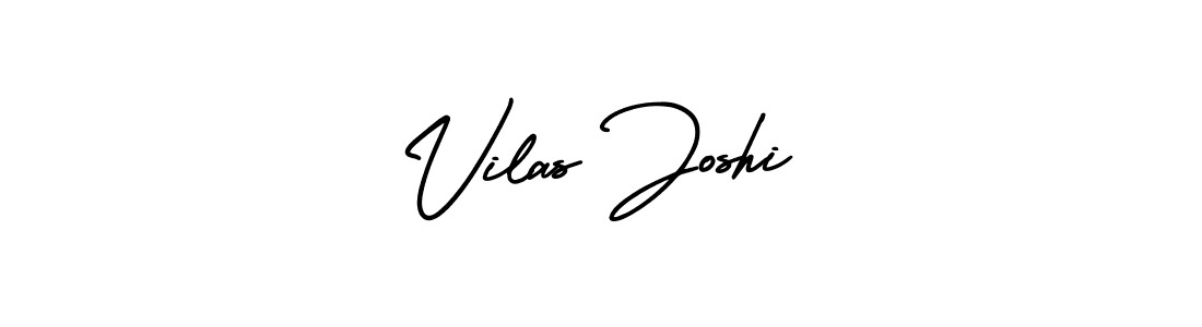 Design your own signature with our free online signature maker. With this signature software, you can create a handwritten (AmerikaSignatureDemo-Regular) signature for name Vilas Joshi. Vilas Joshi signature style 3 images and pictures png