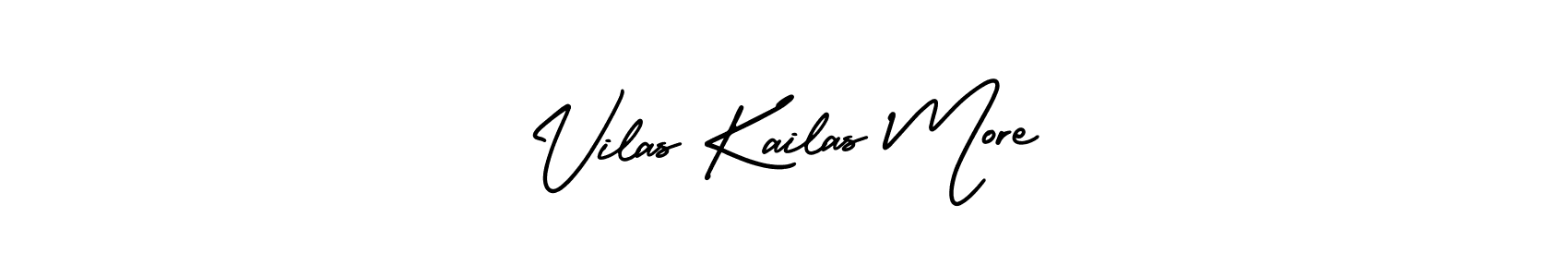 Similarly AmerikaSignatureDemo-Regular is the best handwritten signature design. Signature creator online .You can use it as an online autograph creator for name Vilas Kailas More. Vilas Kailas More signature style 3 images and pictures png