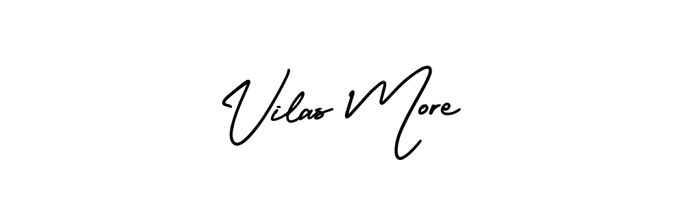 Use a signature maker to create a handwritten signature online. With this signature software, you can design (AmerikaSignatureDemo-Regular) your own signature for name Vilas More. Vilas More signature style 3 images and pictures png