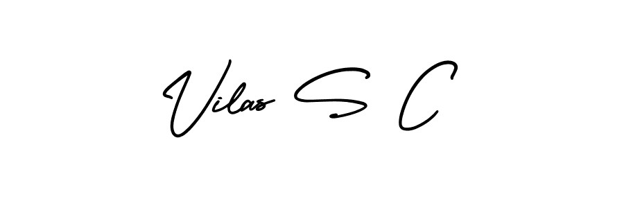 Make a beautiful signature design for name Vilas S C. Use this online signature maker to create a handwritten signature for free. Vilas S C signature style 3 images and pictures png