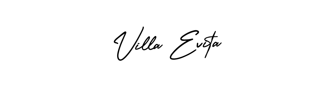 Make a beautiful signature design for name Villa Evita. With this signature (AmerikaSignatureDemo-Regular) style, you can create a handwritten signature for free. Villa Evita signature style 3 images and pictures png