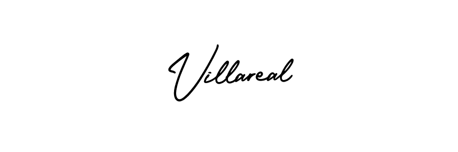 How to make Villareal signature? AmerikaSignatureDemo-Regular is a professional autograph style. Create handwritten signature for Villareal name. Villareal signature style 3 images and pictures png
