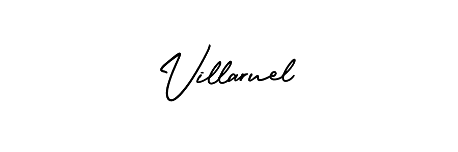 if you are searching for the best signature style for your name Villaruel. so please give up your signature search. here we have designed multiple signature styles  using AmerikaSignatureDemo-Regular. Villaruel signature style 3 images and pictures png