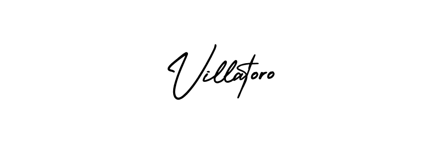 How to Draw Villatoro signature style? AmerikaSignatureDemo-Regular is a latest design signature styles for name Villatoro. Villatoro signature style 3 images and pictures png