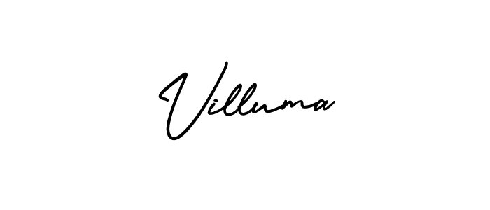 You should practise on your own different ways (AmerikaSignatureDemo-Regular) to write your name (Villuma) in signature. don't let someone else do it for you. Villuma signature style 3 images and pictures png