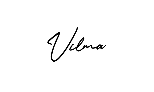 Also we have Vilma name is the best signature style. Create professional handwritten signature collection using AmerikaSignatureDemo-Regular autograph style. Vilma signature style 3 images and pictures png