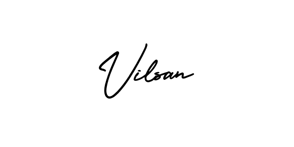 Best and Professional Signature Style for Vilsan. AmerikaSignatureDemo-Regular Best Signature Style Collection. Vilsan signature style 3 images and pictures png