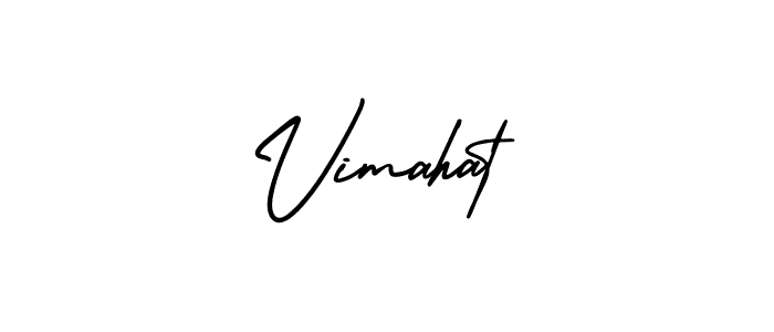 Vimahat stylish signature style. Best Handwritten Sign (AmerikaSignatureDemo-Regular) for my name. Handwritten Signature Collection Ideas for my name Vimahat. Vimahat signature style 3 images and pictures png