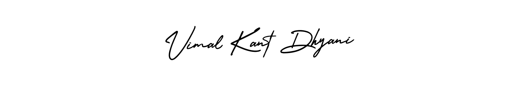 Make a beautiful signature design for name Vimal Kant Dhyani. With this signature (AmerikaSignatureDemo-Regular) style, you can create a handwritten signature for free. Vimal Kant Dhyani signature style 3 images and pictures png