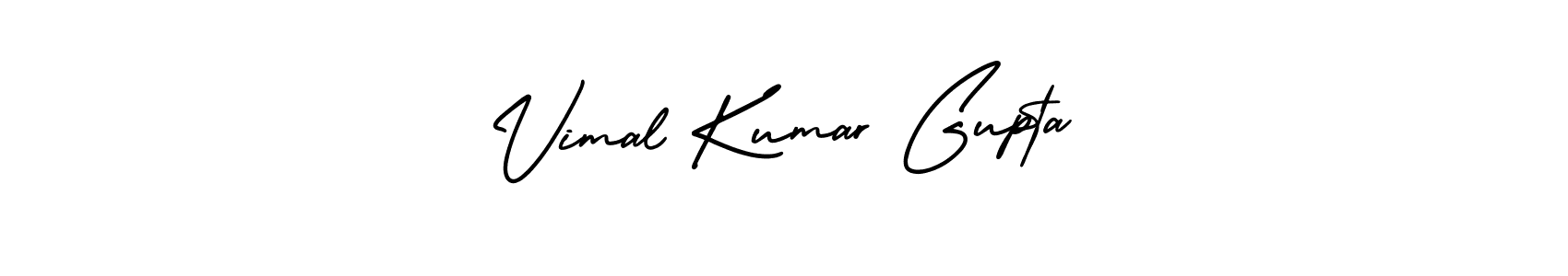 Vimal Kumar Gupta stylish signature style. Best Handwritten Sign (AmerikaSignatureDemo-Regular) for my name. Handwritten Signature Collection Ideas for my name Vimal Kumar Gupta. Vimal Kumar Gupta signature style 3 images and pictures png