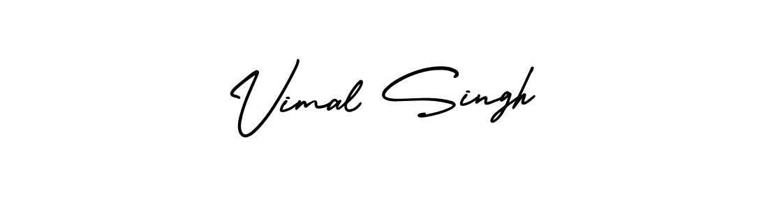 The best way (AmerikaSignatureDemo-Regular) to make a short signature is to pick only two or three words in your name. The name Vimal Singh include a total of six letters. For converting this name. Vimal Singh signature style 3 images and pictures png