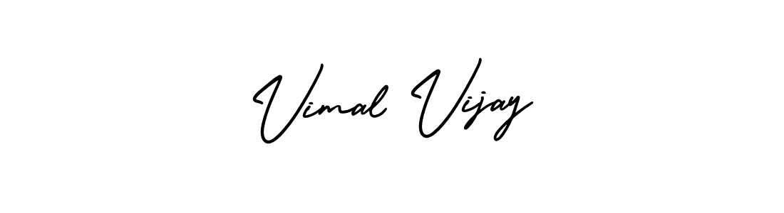 This is the best signature style for the Vimal Vijay name. Also you like these signature font (AmerikaSignatureDemo-Regular). Mix name signature. Vimal Vijay signature style 3 images and pictures png