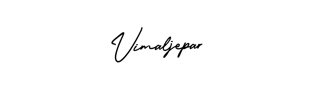 Vimaljepar stylish signature style. Best Handwritten Sign (AmerikaSignatureDemo-Regular) for my name. Handwritten Signature Collection Ideas for my name Vimaljepar. Vimaljepar signature style 3 images and pictures png
