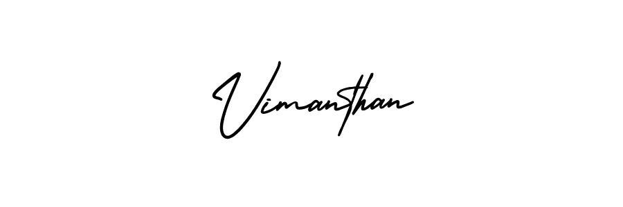 AmerikaSignatureDemo-Regular is a professional signature style that is perfect for those who want to add a touch of class to their signature. It is also a great choice for those who want to make their signature more unique. Get Vimanthan name to fancy signature for free. Vimanthan signature style 3 images and pictures png
