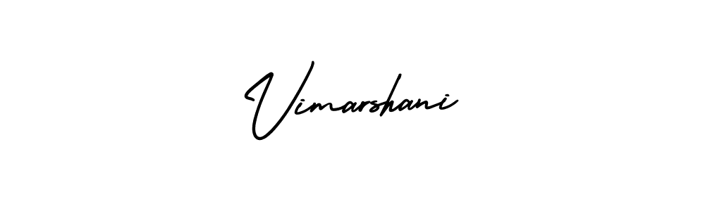 How to make Vimarshani signature? AmerikaSignatureDemo-Regular is a professional autograph style. Create handwritten signature for Vimarshani name. Vimarshani signature style 3 images and pictures png