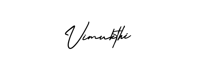 Use a signature maker to create a handwritten signature online. With this signature software, you can design (AmerikaSignatureDemo-Regular) your own signature for name Vimukthi. Vimukthi signature style 3 images and pictures png