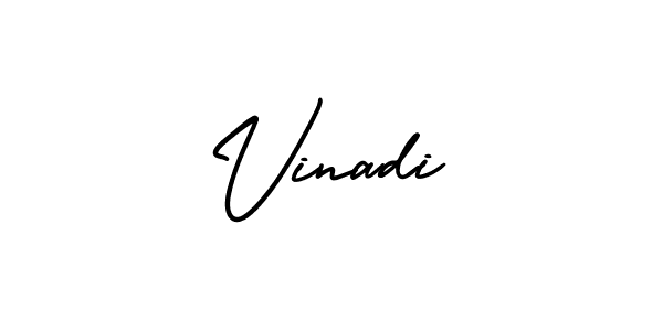 How to Draw Vinadi signature style? AmerikaSignatureDemo-Regular is a latest design signature styles for name Vinadi. Vinadi signature style 3 images and pictures png