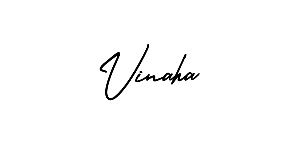 Once you've used our free online signature maker to create your best signature AmerikaSignatureDemo-Regular style, it's time to enjoy all of the benefits that Vinaha name signing documents. Vinaha signature style 3 images and pictures png