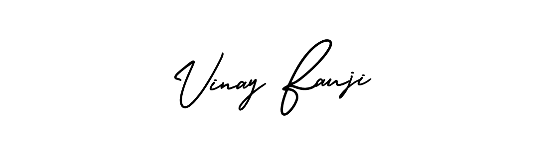 if you are searching for the best signature style for your name Vinay Fauji. so please give up your signature search. here we have designed multiple signature styles  using AmerikaSignatureDemo-Regular. Vinay Fauji signature style 3 images and pictures png