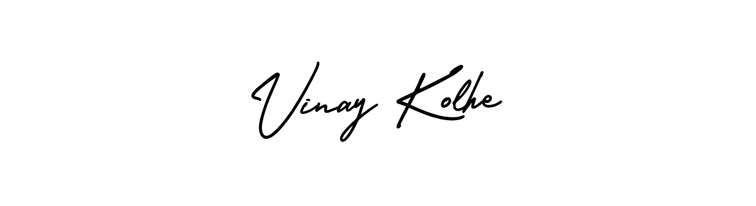 How to make Vinay Kolhe signature? AmerikaSignatureDemo-Regular is a professional autograph style. Create handwritten signature for Vinay Kolhe name. Vinay Kolhe signature style 3 images and pictures png