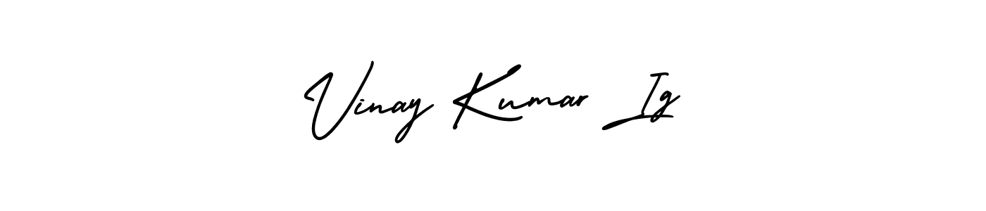 The best way (AmerikaSignatureDemo-Regular) to make a short signature is to pick only two or three words in your name. The name Vinay Kumar Ig include a total of six letters. For converting this name. Vinay Kumar Ig signature style 3 images and pictures png