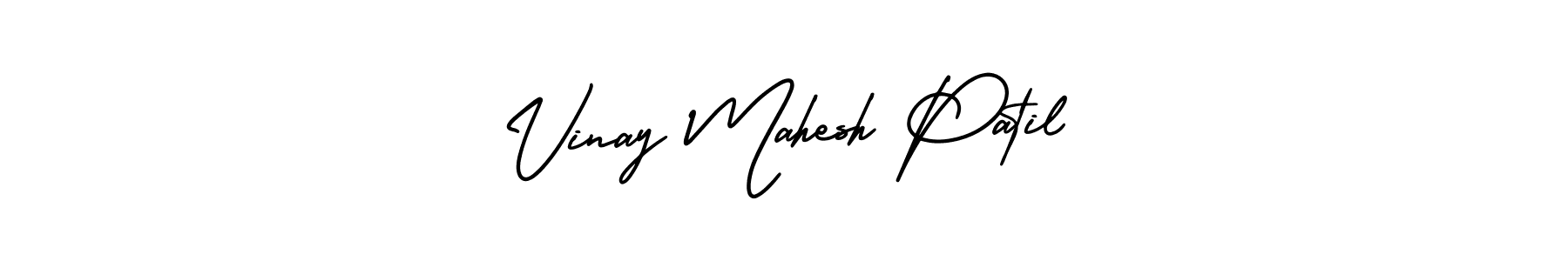 The best way (AmerikaSignatureDemo-Regular) to make a short signature is to pick only two or three words in your name. The name Vinay Mahesh Patil include a total of six letters. For converting this name. Vinay Mahesh Patil signature style 3 images and pictures png