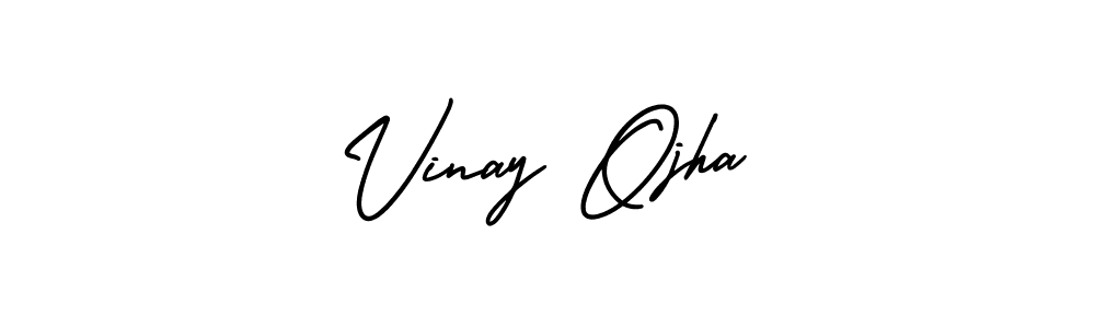 Design your own signature with our free online signature maker. With this signature software, you can create a handwritten (AmerikaSignatureDemo-Regular) signature for name Vinay Ojha. Vinay Ojha signature style 3 images and pictures png