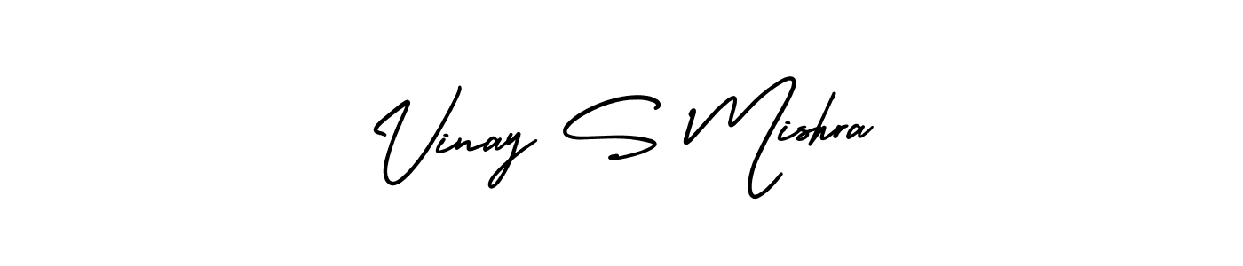 Best and Professional Signature Style for Vinay S Mishra. AmerikaSignatureDemo-Regular Best Signature Style Collection. Vinay S Mishra signature style 3 images and pictures png
