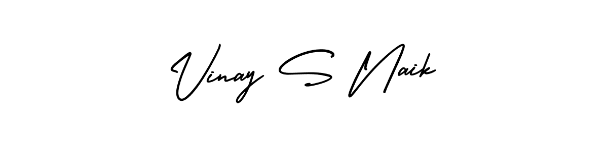 Also You can easily find your signature by using the search form. We will create Vinay S Naik name handwritten signature images for you free of cost using AmerikaSignatureDemo-Regular sign style. Vinay S Naik signature style 3 images and pictures png