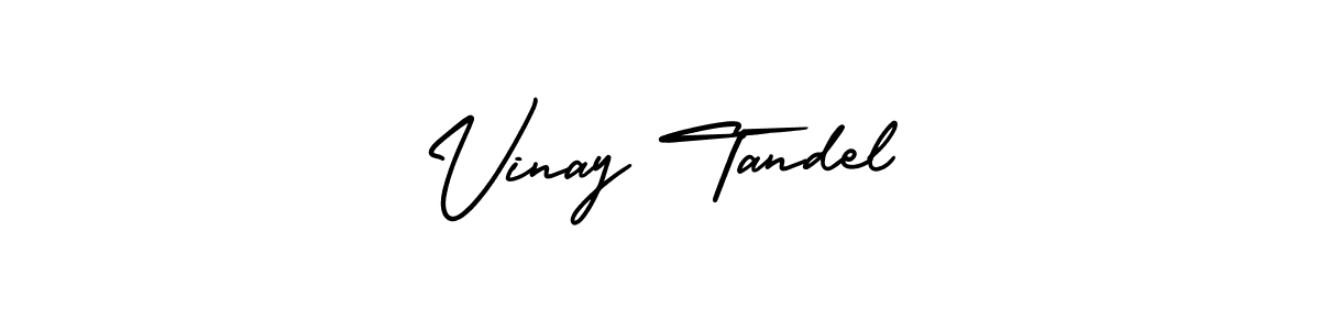 Make a beautiful signature design for name Vinay Tandel. Use this online signature maker to create a handwritten signature for free. Vinay Tandel signature style 3 images and pictures png
