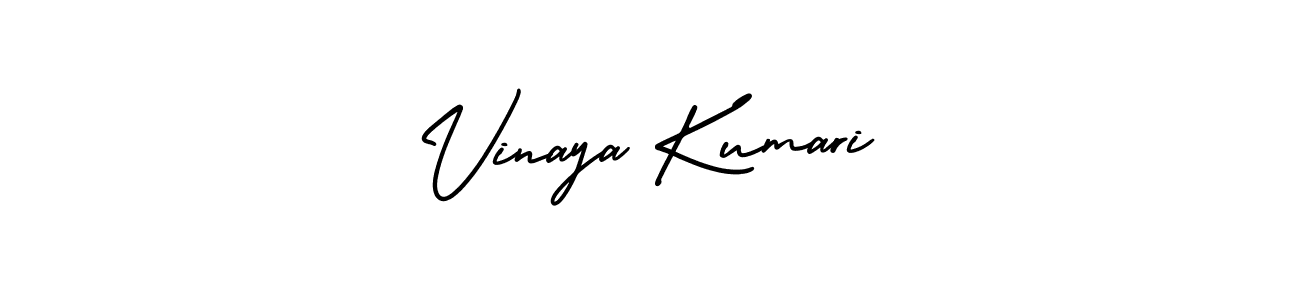 You should practise on your own different ways (AmerikaSignatureDemo-Regular) to write your name (Vinaya Kumari) in signature. don't let someone else do it for you. Vinaya Kumari signature style 3 images and pictures png