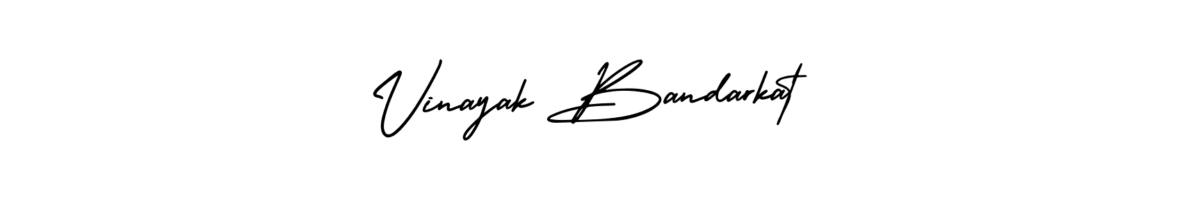 Design your own signature with our free online signature maker. With this signature software, you can create a handwritten (AmerikaSignatureDemo-Regular) signature for name Vinayak Bandarkat. Vinayak Bandarkat signature style 3 images and pictures png