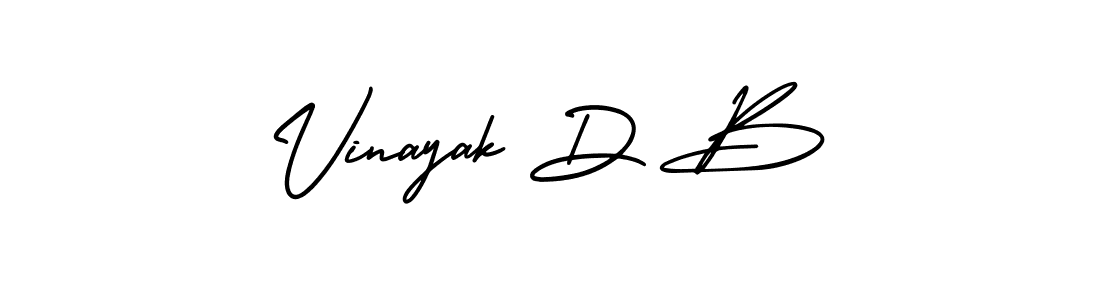 Make a beautiful signature design for name Vinayak D B. Use this online signature maker to create a handwritten signature for free. Vinayak D B signature style 3 images and pictures png