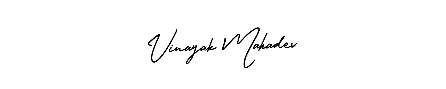 It looks lik you need a new signature style for name Vinayak Mahadev. Design unique handwritten (AmerikaSignatureDemo-Regular) signature with our free signature maker in just a few clicks. Vinayak Mahadev signature style 3 images and pictures png