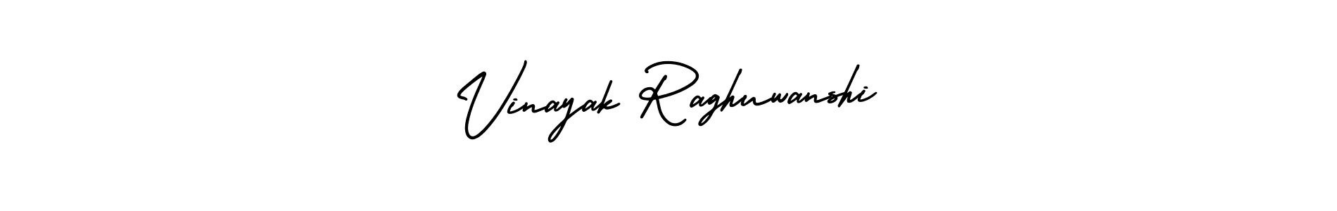 Vinayak Raghuwanshi stylish signature style. Best Handwritten Sign (AmerikaSignatureDemo-Regular) for my name. Handwritten Signature Collection Ideas for my name Vinayak Raghuwanshi. Vinayak Raghuwanshi signature style 3 images and pictures png