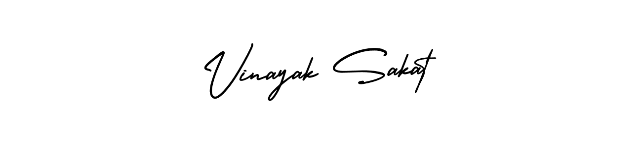 Create a beautiful signature design for name Vinayak Sakat. With this signature (AmerikaSignatureDemo-Regular) fonts, you can make a handwritten signature for free. Vinayak Sakat signature style 3 images and pictures png