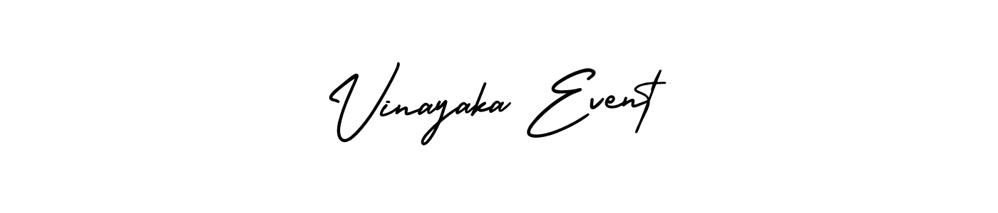 AmerikaSignatureDemo-Regular is a professional signature style that is perfect for those who want to add a touch of class to their signature. It is also a great choice for those who want to make their signature more unique. Get Vinayaka Event name to fancy signature for free. Vinayaka Event signature style 3 images and pictures png