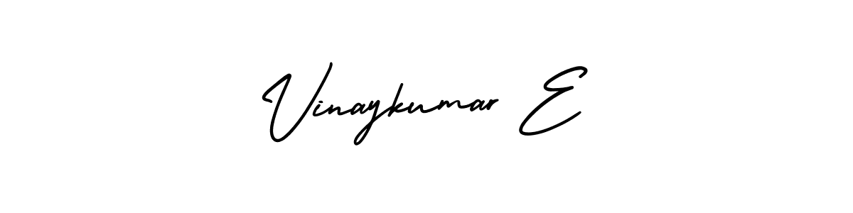 How to Draw Vinaykumar E signature style? AmerikaSignatureDemo-Regular is a latest design signature styles for name Vinaykumar E. Vinaykumar E signature style 3 images and pictures png