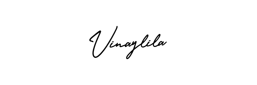 Also You can easily find your signature by using the search form. We will create Vinaylila name handwritten signature images for you free of cost using AmerikaSignatureDemo-Regular sign style. Vinaylila signature style 3 images and pictures png