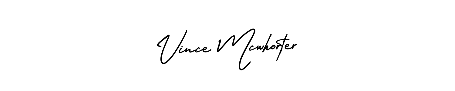 Make a beautiful signature design for name Vince Mcwhorter. Use this online signature maker to create a handwritten signature for free. Vince Mcwhorter signature style 3 images and pictures png