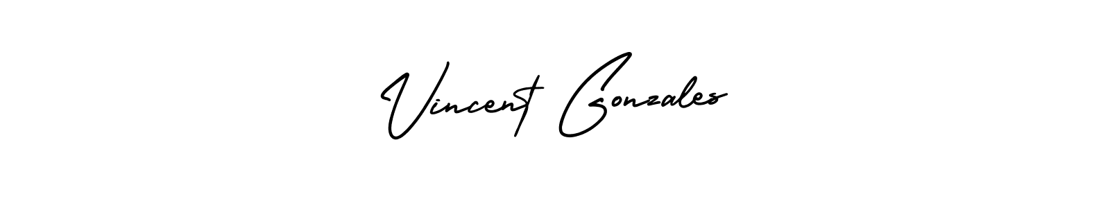 Create a beautiful signature design for name Vincent Gonzales. With this signature (AmerikaSignatureDemo-Regular) fonts, you can make a handwritten signature for free. Vincent Gonzales signature style 3 images and pictures png